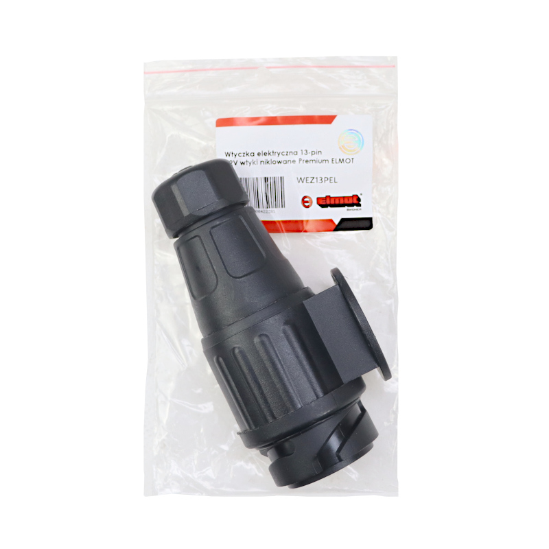 Wtyczka elektryczna 13-pin 12/24V wtyki niklowane Premium ELMOT-347515105