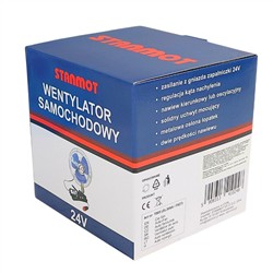Wentylator elektryczny 24V z klipsem-347497254