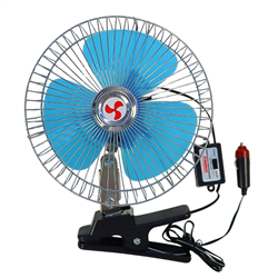 Wentylator elektryczny 21cm 24V z klipsem-347522937