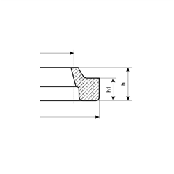 Pierścień zgarniający Z 60x70x5/7 PU-347519860