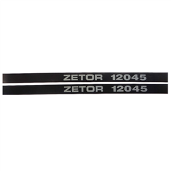 Komplet naklejek znaków - emblematów Zetor 12045-347485799