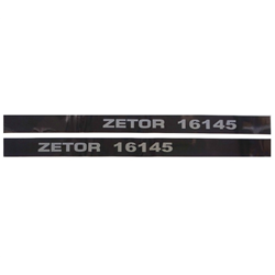 Komplet naklejek znaków - emblematów Zetor 16145-347774257