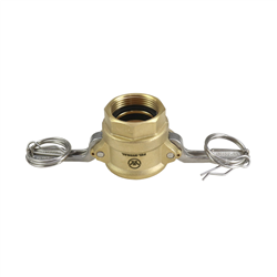 Szybkozłącze Camlock coupling gniazdo Typ D mosiądz 1 1/4" x 32mm PZL HYDRAL-347516606