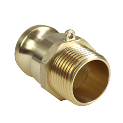 Szybkozłącze Camlock coupling wtyczka Typ F mosiądz 1" x 25mm PZL HYDRAL-347516599