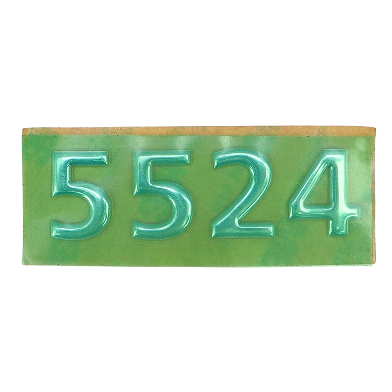 Znak 5524 srebrny litery wypukłe-347771114