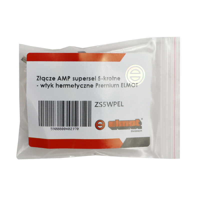 Złącze AMP superseal 5-krotne - wtyk hermetyczne Premium ELMOT-347511334