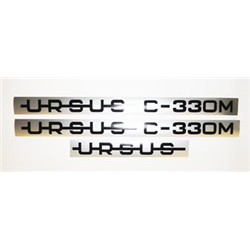 Komplet naklejek znaków - emblematów Ursus C-330M-347771945