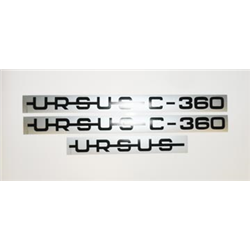 Komplet naklejek znaków - emblematów Ursus C-360-347483010