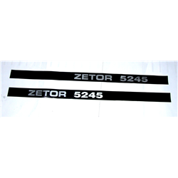 Komplet naklejek znaków - emblematów Zetor 5245-347492465