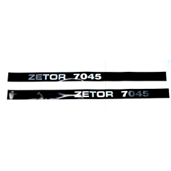 Komplet naklejek znaków - emblematów Zetor 7045-347774264