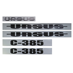 Komplet znaków - emblematów Ursus C-385-347774892