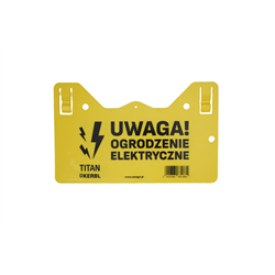 Tabliczka ostrzegawcza logo TITAN, 16 x 26 cm,  Kerbl-347934365