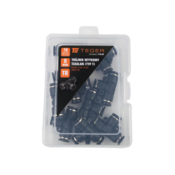 Trójnik wtykowy tekalan (typ T) 8mm TEGER, (sprzedawane po 10)-347937321