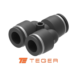 Trójnik wtykowy tekalan (typ Y) 12mm TEGER, (sprzedawane po 10)-347936335