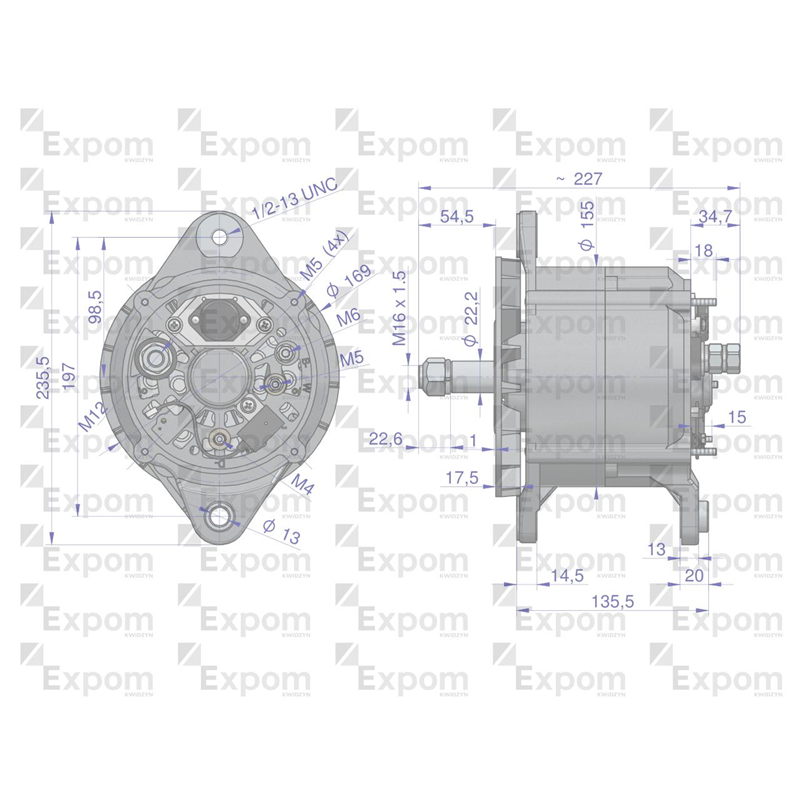 Alternator LRA03294 Nowy Typ EXPOM KWIDZYN eu-347459591