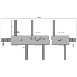 Bęben rozrzutnika (kątownik) wyważony-347440323