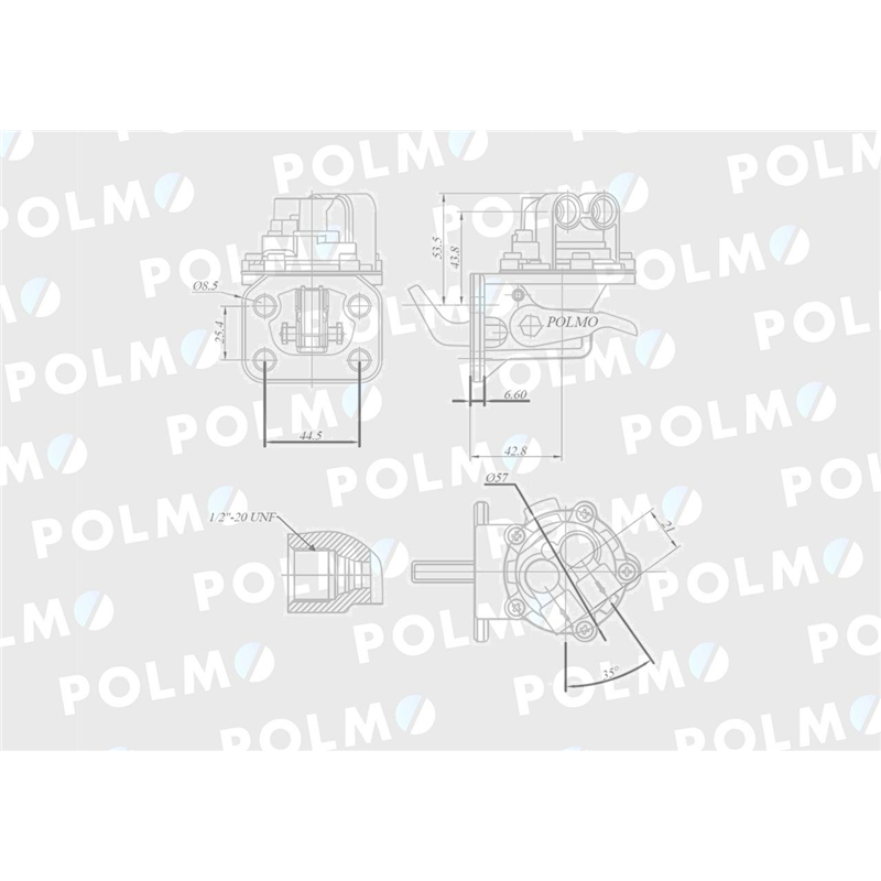 Pompa zasilająca 2641724 MF3 POLMO-347880283