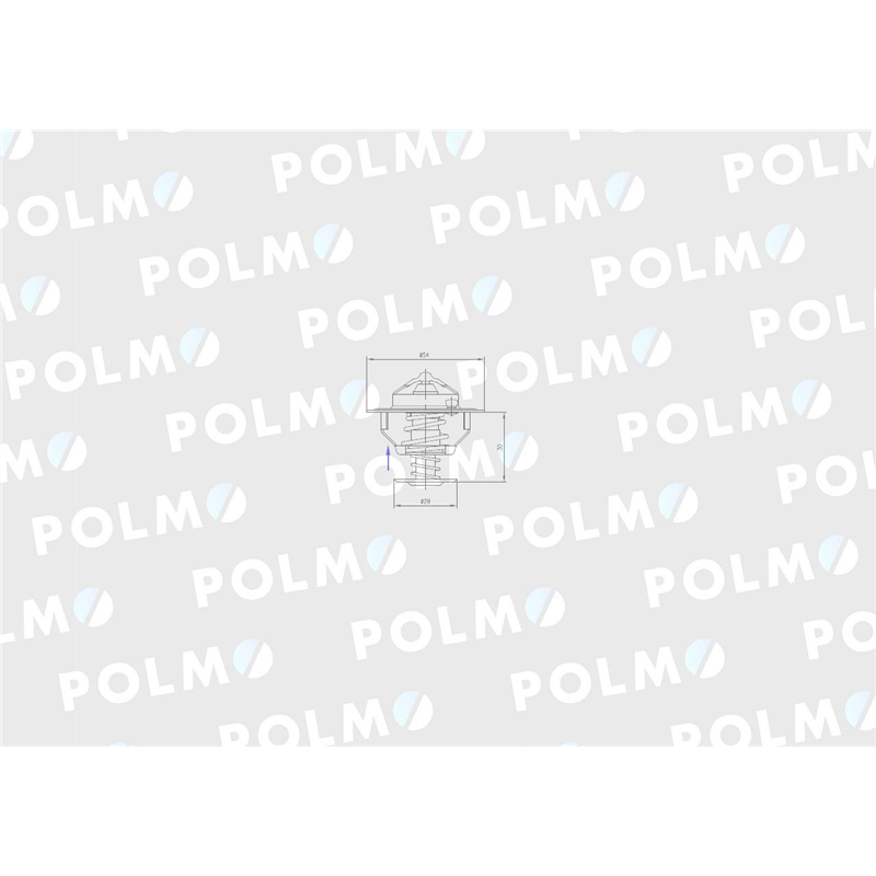 Termostat 2830734 Case POLMO-347451878