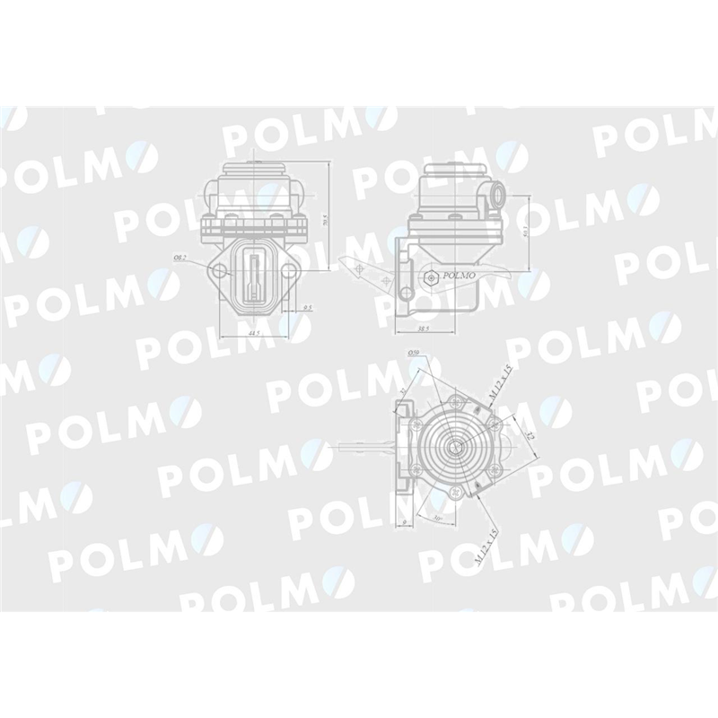 Pompa zasilająca 4667510 POLMO-347451910