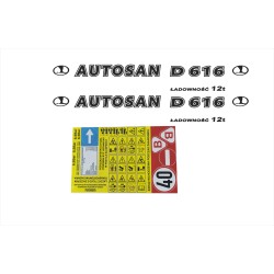 Naklejki przyczepa Autosan D-55