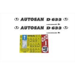 Autosan D-55 trailer stickers