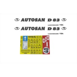 Naklejki przyczepa Autosan D-55