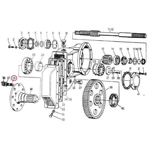 Śruba mocowania koła tylnego M20x1.5 C-330-347439955
