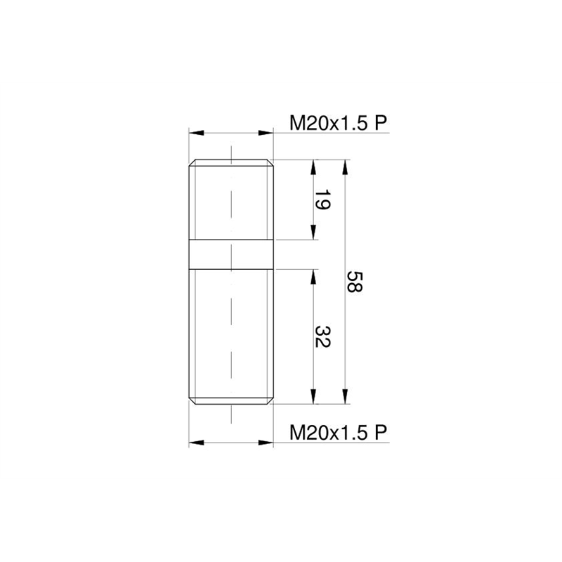 Śruba mocowania koła tylnego M20x1.5 C-330-347867098
