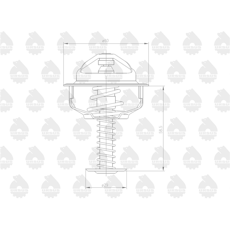 Termostat C-360 ORYGINAŁ URSUS-347450336