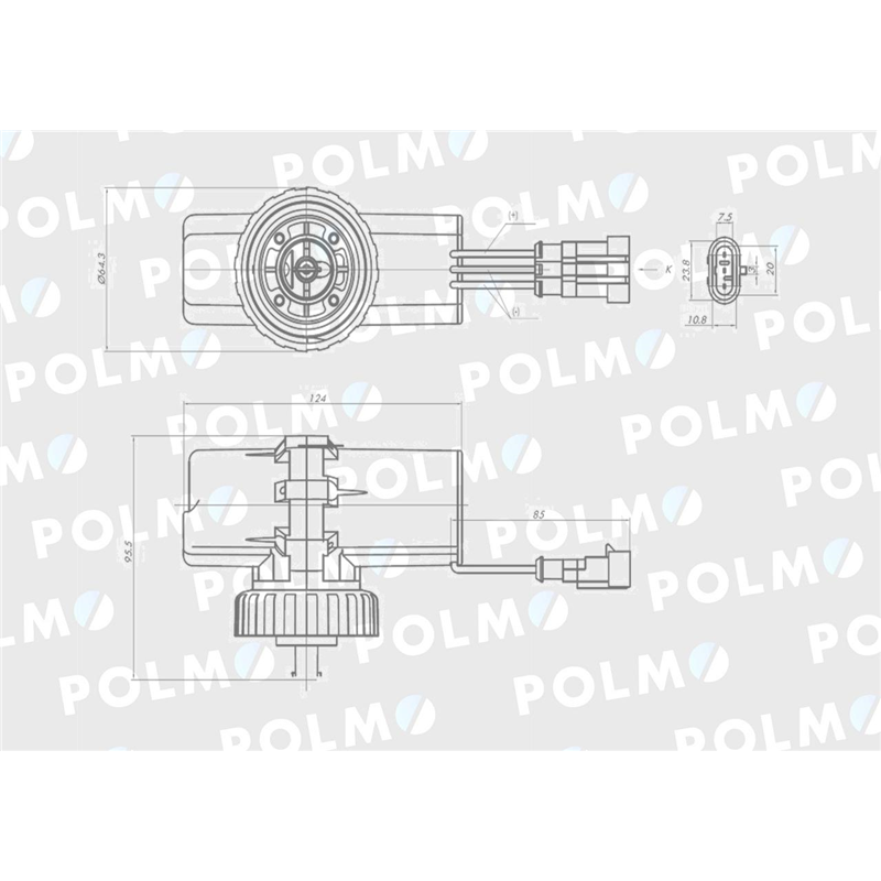 Pompa zasilająca 87327688 POLMO-347880227