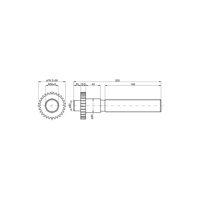 Łącznik główki wieszaka C-385-347439977