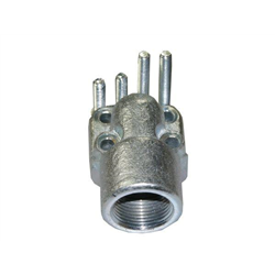Adapter pompy hydraulicznej kątowy 4 otwory 3/4" 40 mm M6-347873020