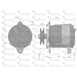 Alternator MTZ 72A EXPOM KWIDZYN eu-347471985