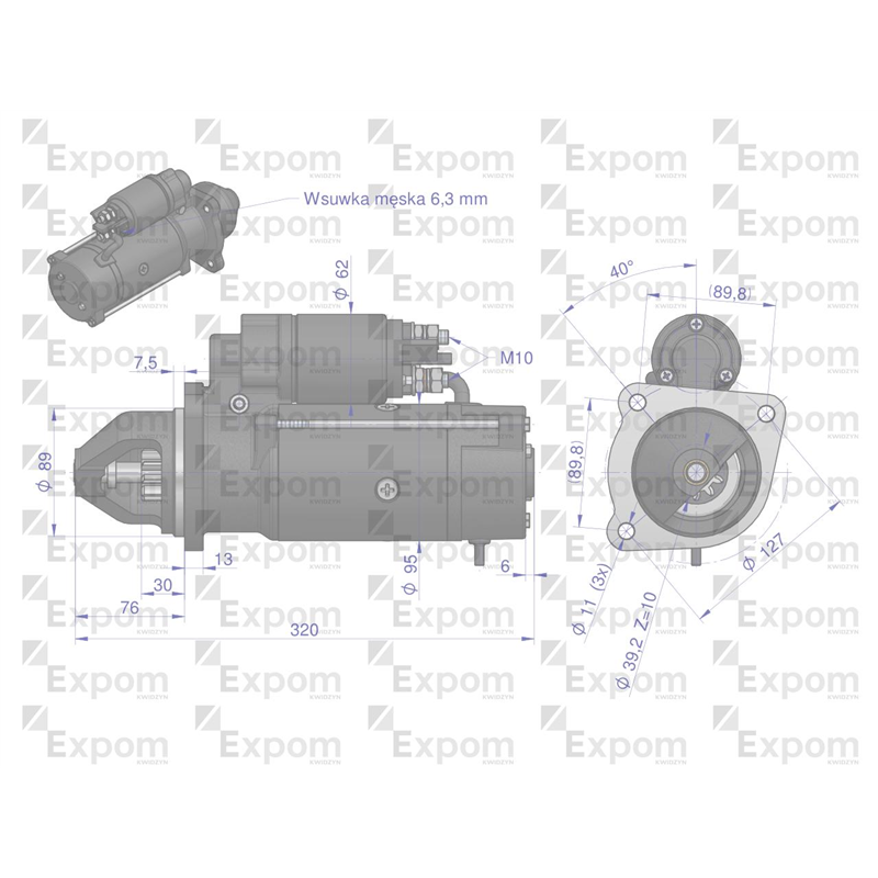 Rozrusznik AZF4545 Nowy Typ EXPOM KWIDZYN eu-347459607