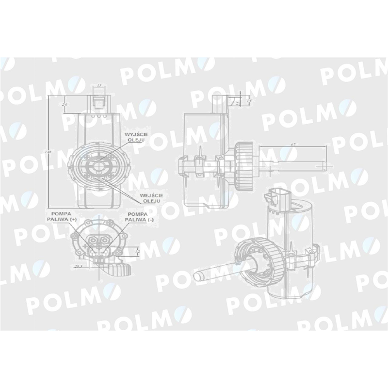 Pompa zasilająca RE505825 POLMO-347880315
