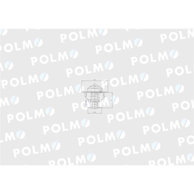 Termostat RE517011 JOHN DEERE POLMO-347451841