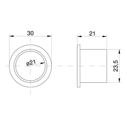Tulejka teflon 008515.0 Claas-347446500