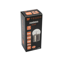 Żarówka 24V 5W BA15s TEGER, (sprzedawane po 10)-347938830
