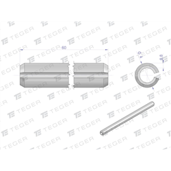 Kołek sprężysty 4x60 TEGER, (sprzedawane po 10)-347907596