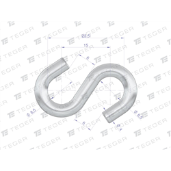 Łącznik typu S 4mm TEGER, (sprzedawane po 10)-347907848