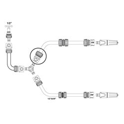 Szybkozłączka 3/4"  - bez waterstop / TEGER-347895103