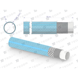 Wąż ogrodowy "STANDARD PLUS" FI 3/4". 20m / TEGER-347898458