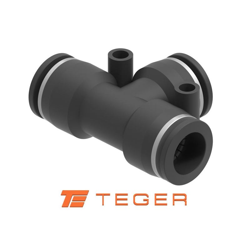 Trójnik wtykowy tekalan (typ T) 4mm TEGER, (sprzedawane po 10)-347936742