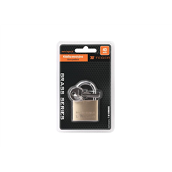 Kłódka mosiężna 40mm - 3 klucze / TEGER-347904097