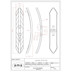 Dłuto odkuwka typ Ozdoken 9029R7277-347939539