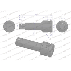 Przedłużka do nasadek udarowych 1" 150mm. CrMo. Waryński-347472310