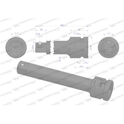 Przedłużka do nasadek udarowych 1" 250mm. CrMo. Waryński-347472316
