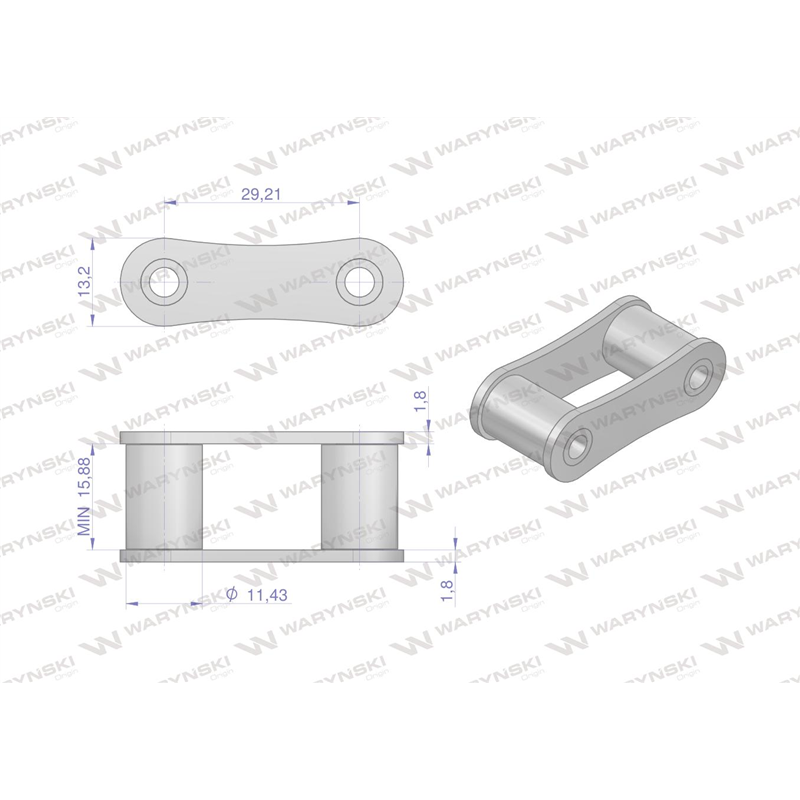 Ogniwo łańcucha S32 Waryński ( sprzedawane po 5 )-347887021