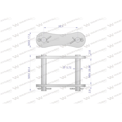 Zamek łańcucha S52 Waryński ( sprzedawane po 5 )-347887075
