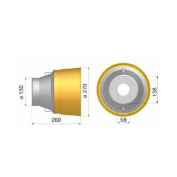 Osłona WOM 270x10x260-347943140